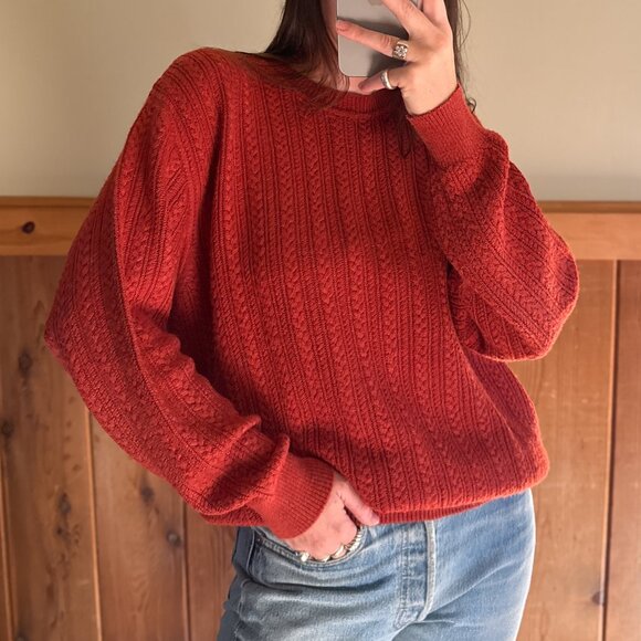 Vtg Maus & Hoffman Alpaca & Silk Sweater - Picture 1 of 4